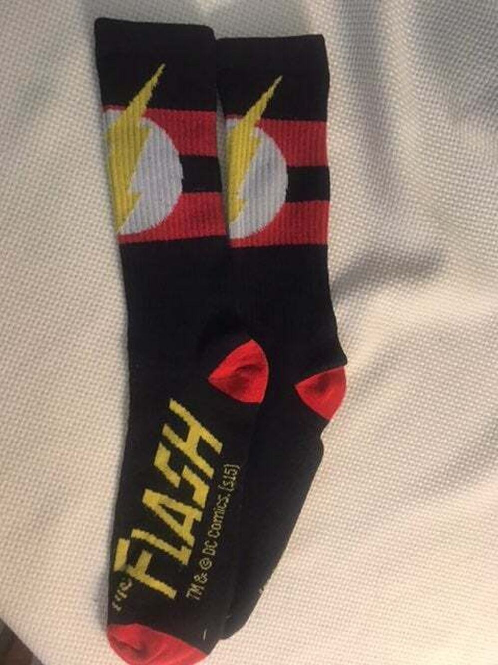 THE FLASH TM & DC Comics (S15) CREW SOCKS